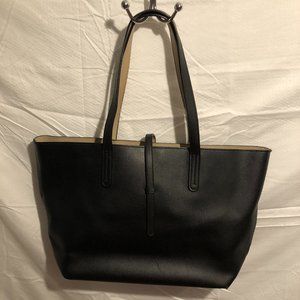 Black Vegan Leather Handbag